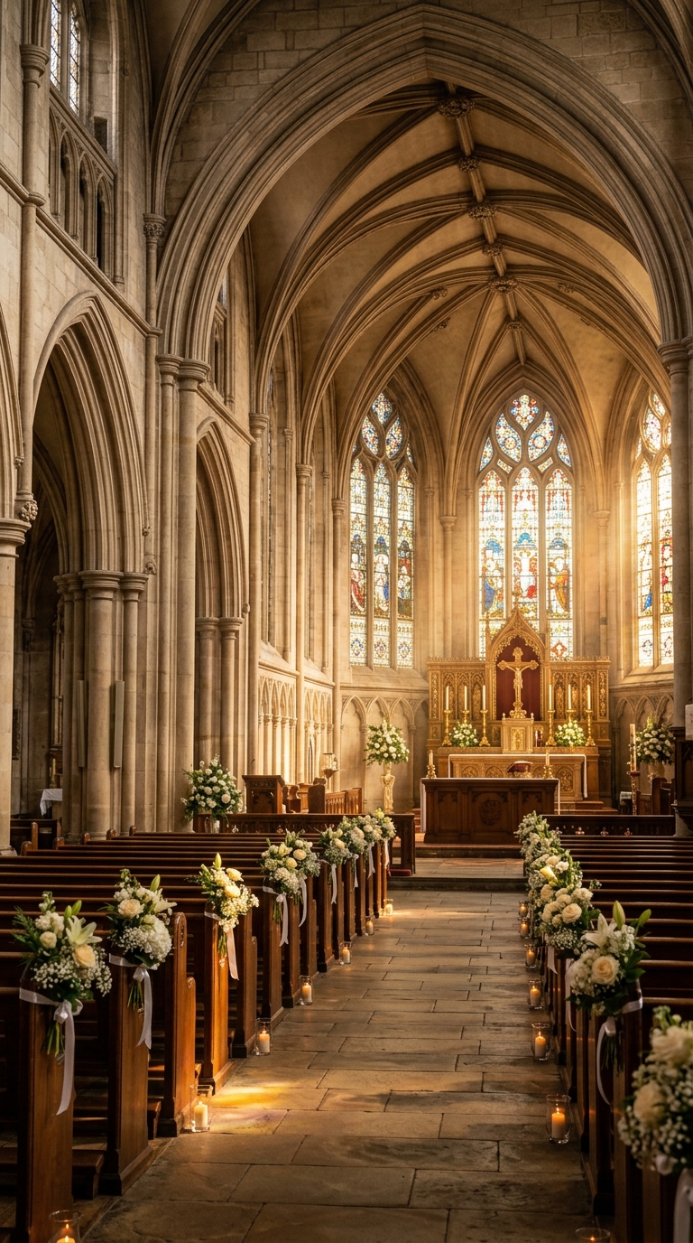 Cathedral Church Wedding Background